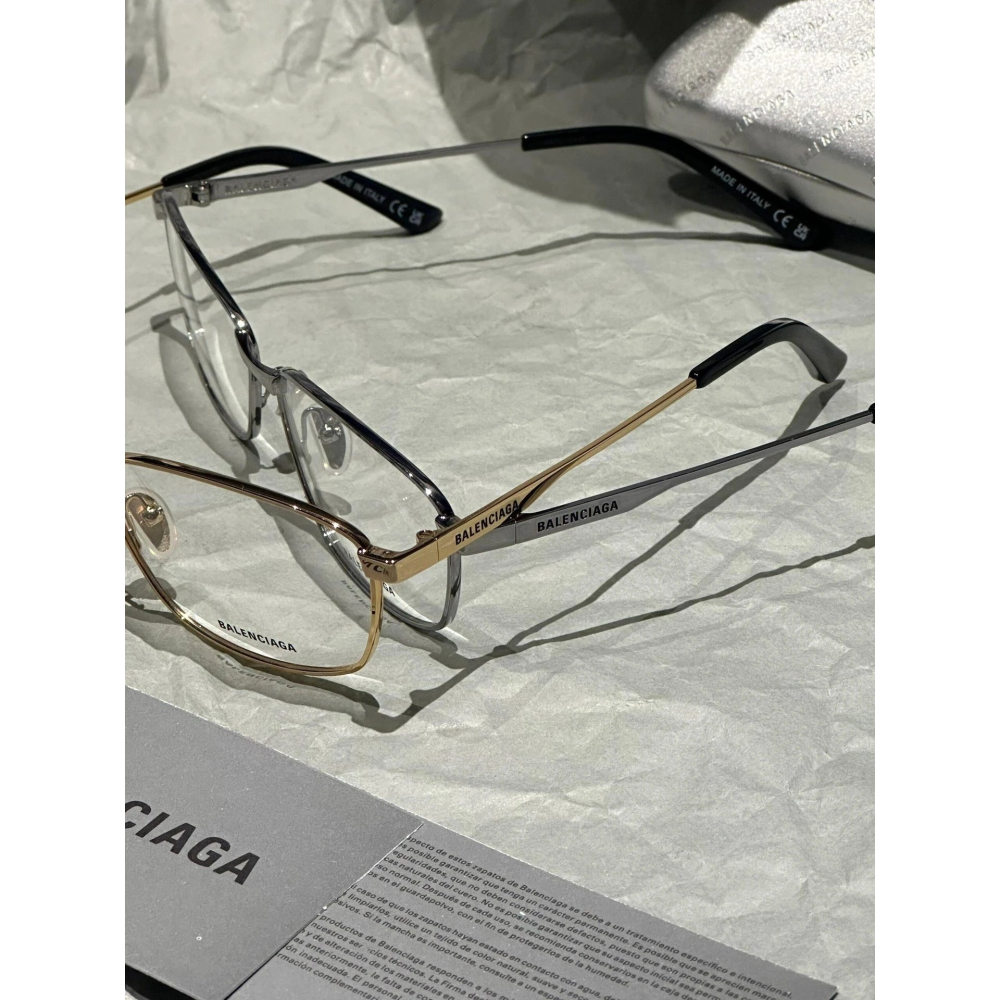 Balenciaga新款井柏然金屬眼鏡超輕眼鏡近視眼鏡BB0283眼鏡框眼鏡架男女同款時尚潮流61-14-145-細節圖6