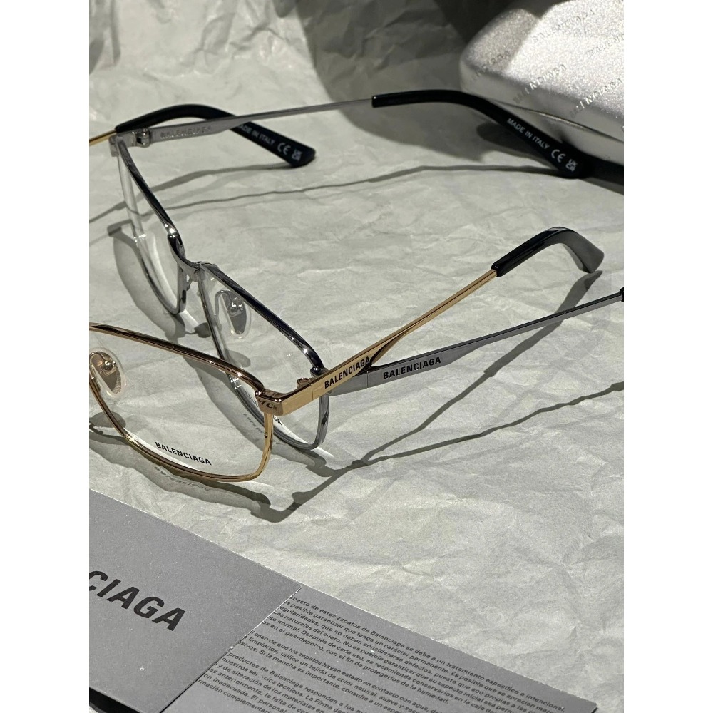 Balenciaga新款井柏然金屬眼鏡超輕眼鏡近視眼鏡BB0283眼鏡框眼鏡架男女同款時尚潮流61-14-145-規格圖9