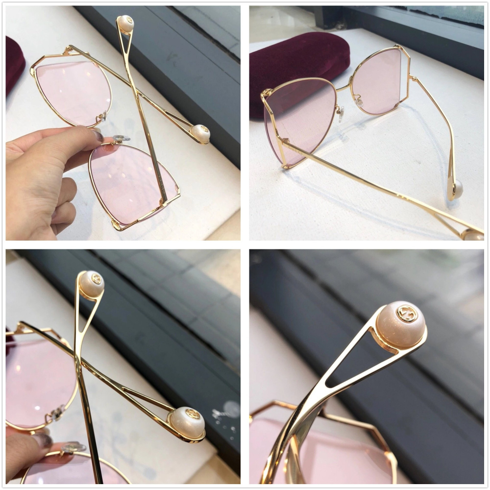 GUCCI男女款時尚大框遮臉太陽眼鏡墨眼鏡明星同款太陽眼鏡墨鏡男女63-19-145-細節圖11