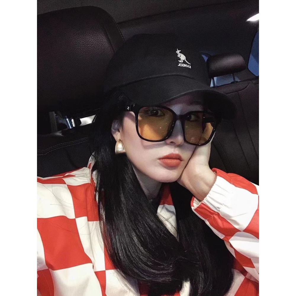 GUCCI新款經典大鏡框太陽眼鏡修飾臉型顯臉小男女明星同款方形簡單粗框黑色可佩近視55-18-145-細節圖4