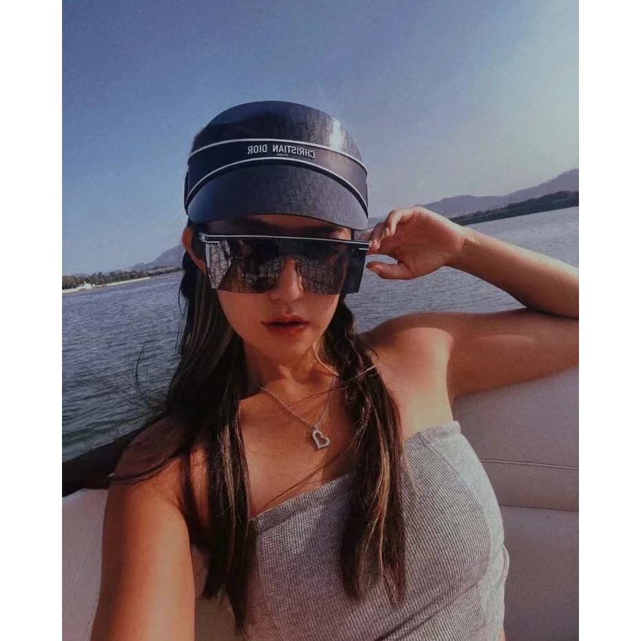 DIOR太陽眼鏡男女明星同款墨鏡 Club M1U 藍色 咖色 方框時尚休閒潮流眼鏡M2U風鏡防紫外線配送織帶眼鏡繩子-細節圖3