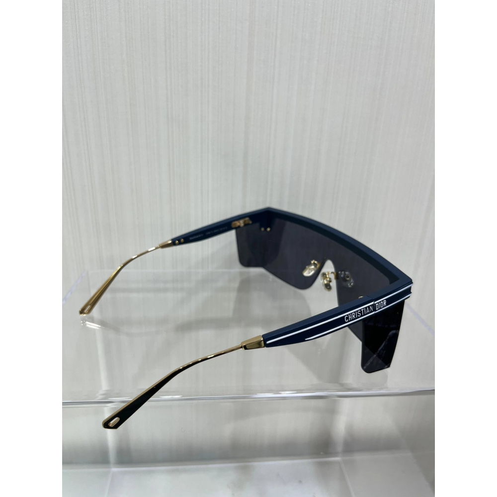 DIOR太陽眼鏡男女明星同款墨鏡 Club M1U 藍色 咖色 方框時尚休閒潮流眼鏡M2U風鏡防紫外線配送織帶眼鏡繩子-細節圖7