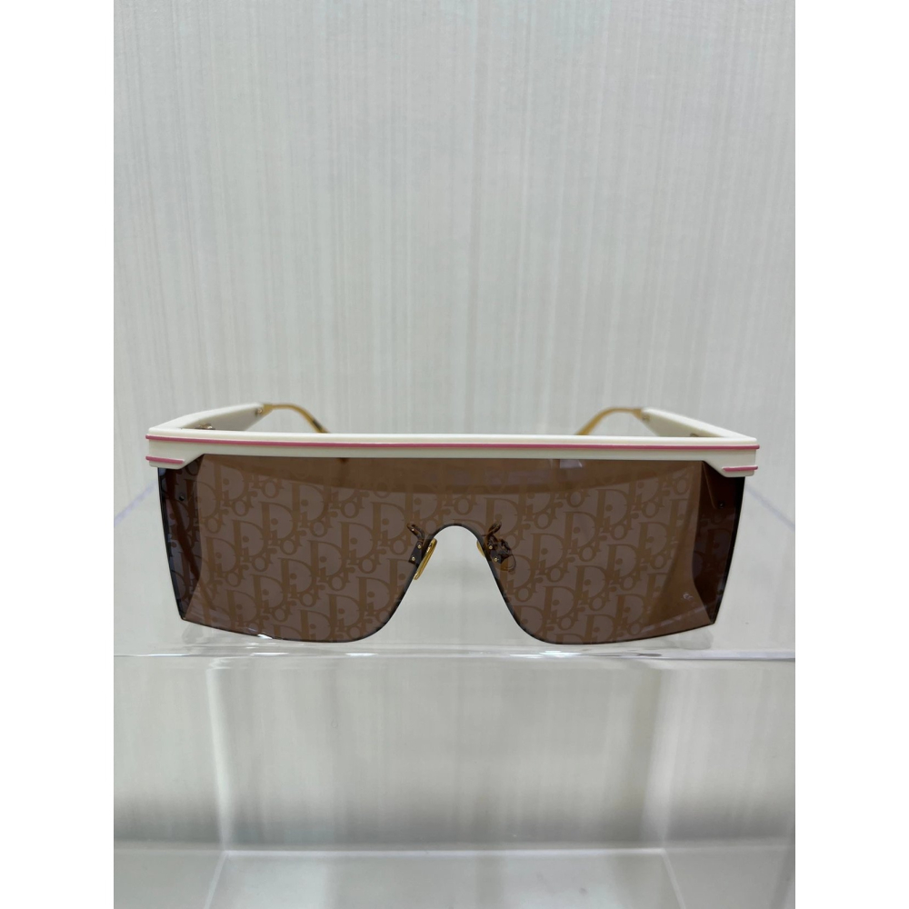 DIOR太陽眼鏡男女明星同款墨鏡 Club M1U 藍色 咖色 方框時尚休閒潮流眼鏡M2U風鏡防紫外線配送織帶眼鏡繩子-細節圖10