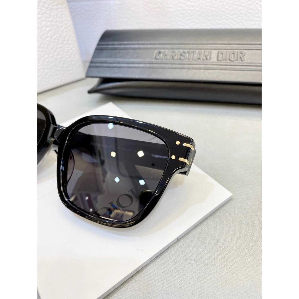 Dior 墨鏡男女明星同款方形大框防紫外線太陽眼鏡 SIGNATURE S7F   尺寸：58-18-140-細節圖8