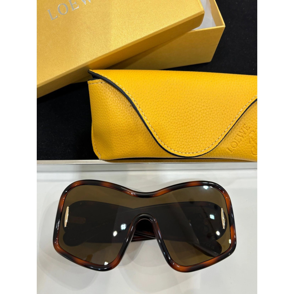 Loewe明星同款楊幂同款御姐範大方框墨鏡 夏日遮陽防紫外線太陽眼鏡  女生女士墨鏡 方形大框-細節圖9