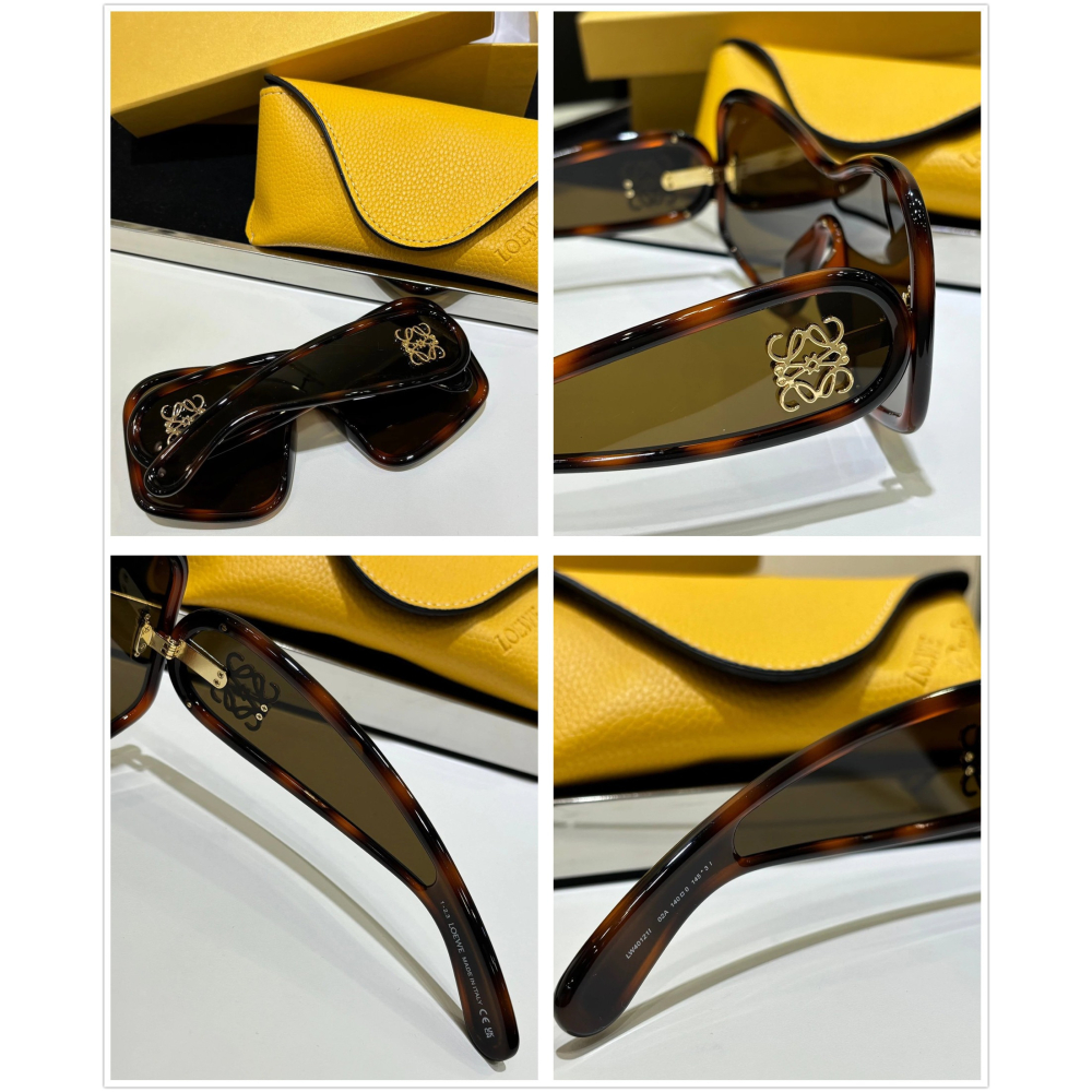 Loewe明星同款楊幂同款御姐範大方框墨鏡 夏日遮陽防紫外線太陽眼鏡  女生女士墨鏡 方形大框-細節圖10