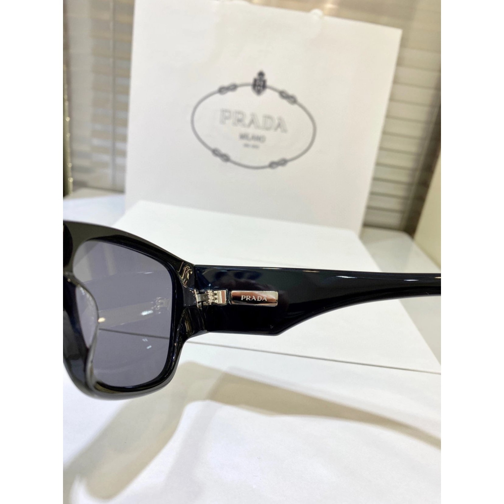 PRADA 新款簡約方框太陽眼鏡 男女同款墨鏡 明星同款太陽眼鏡-細節圖6