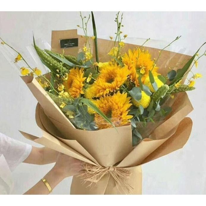 棕色牛皮紙捲 防水牛皮紙 禮品包裝包 花束包裝 禮物包裝 牛皮紙 牛皮紙捲 包裝紙-細節圖4