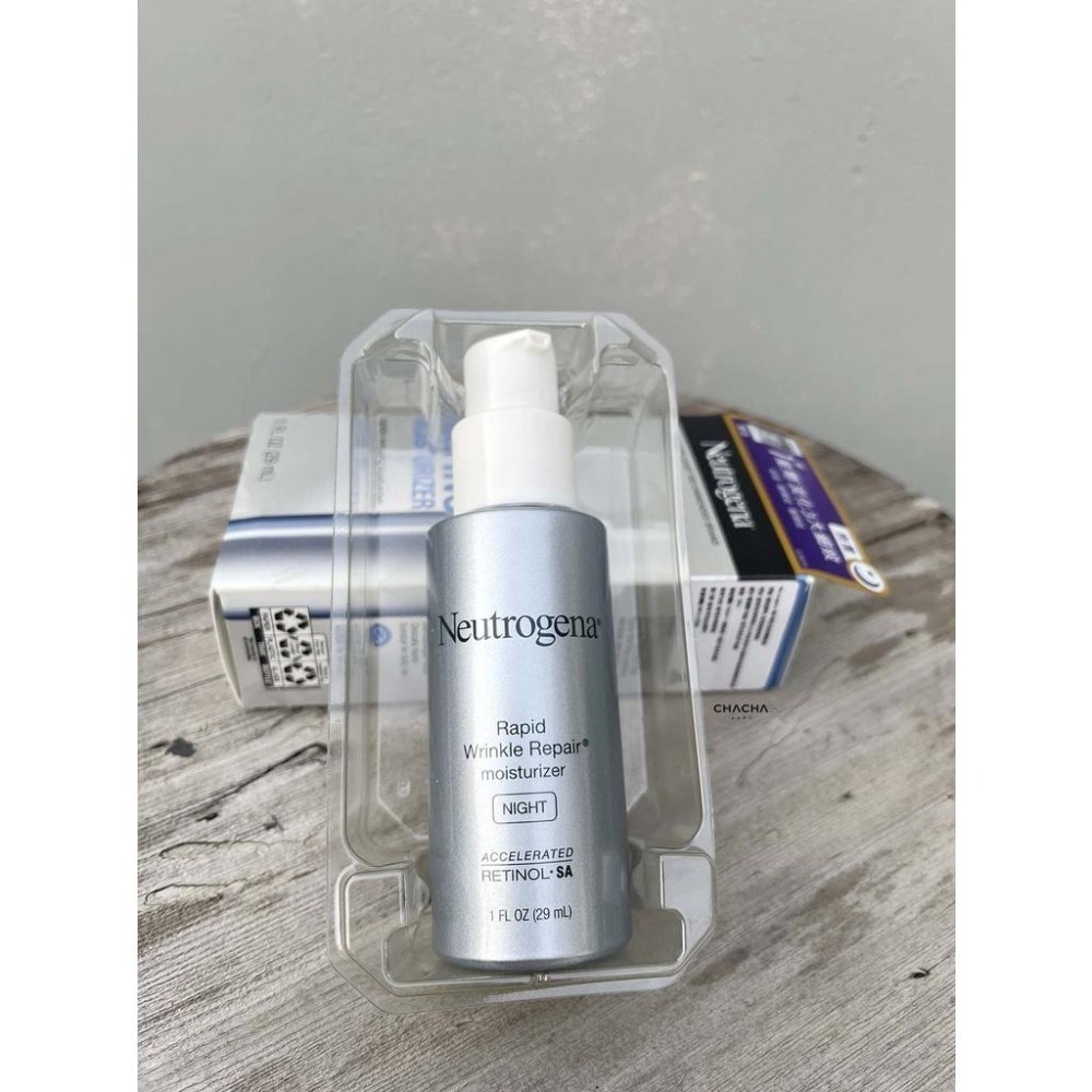 Neutrogena 露得清 A醇 視黃醇 抗皺修護 晚霜 Repid Wrinkle repair 29ml-細節圖2