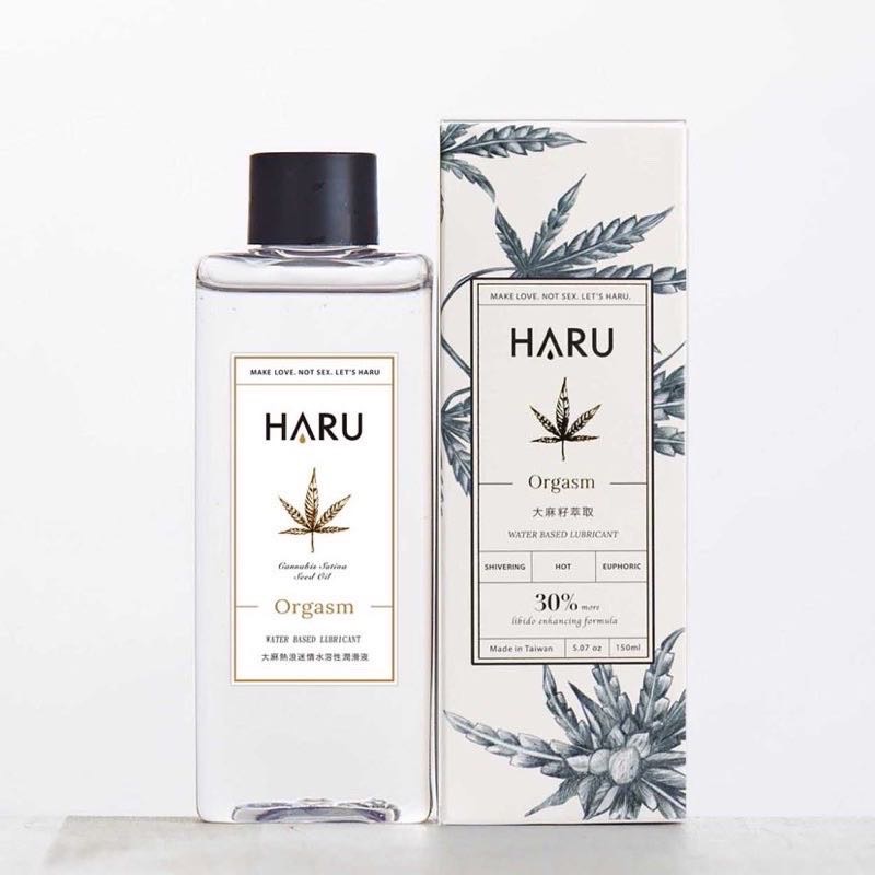 原廠 HARU 大 麻 熱浪迷情潤滑液 ORGASM機能型潤滑液 150ml 水性潤滑液-細節圖3