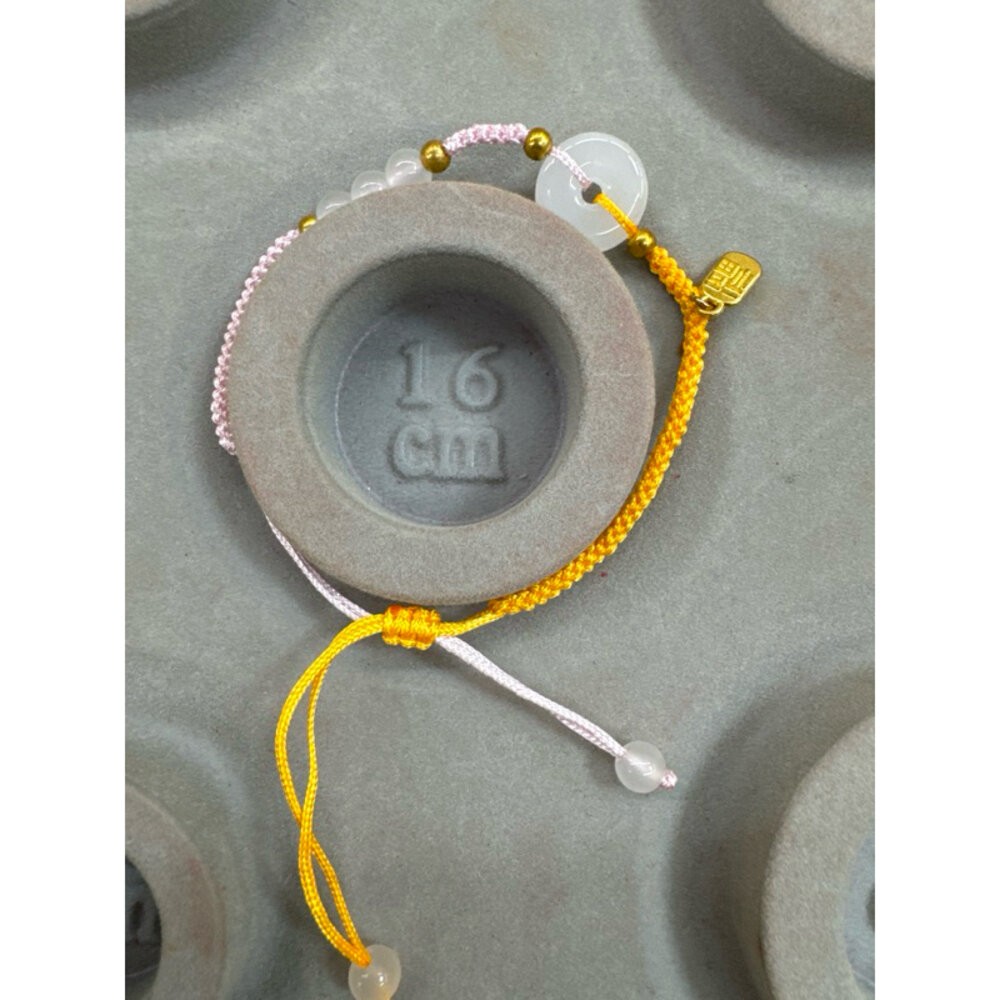 佐運門 平安手鍊 平安扣 平安扣手鍊 寶寶平安扣 保平安 和田玉祈福平安扣 手鏈 平安項鍊 保平安手鍊 平安鎖手鍊-規格圖11