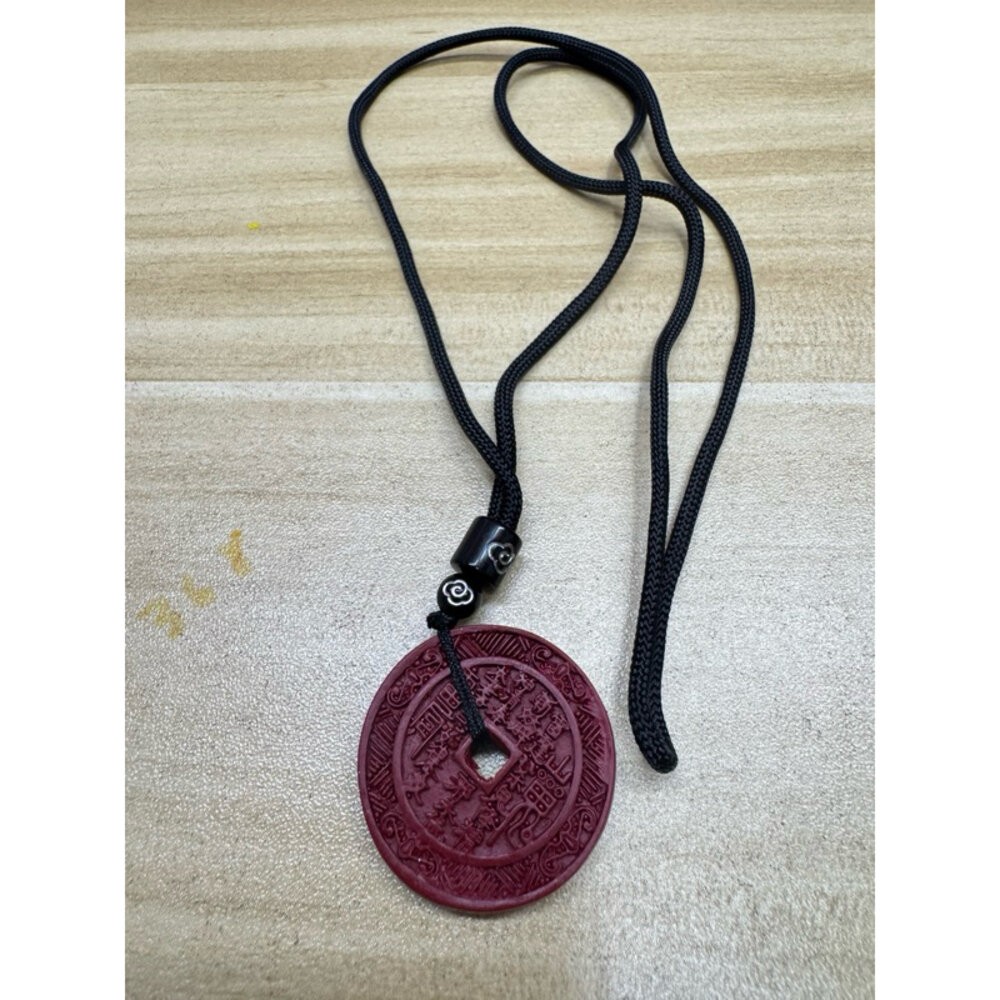 紫金砂山鬼花錢項鍊