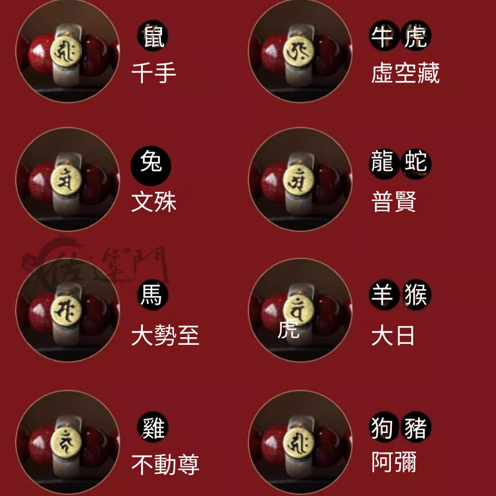 佐運門 開光 開運 本命年天然硃砂十二生肖手機鏈 本命年 十二生肖 掛飾 平安吊飾 掛飾 平安 護身符 守護神 避邪擋煞-細節圖8
