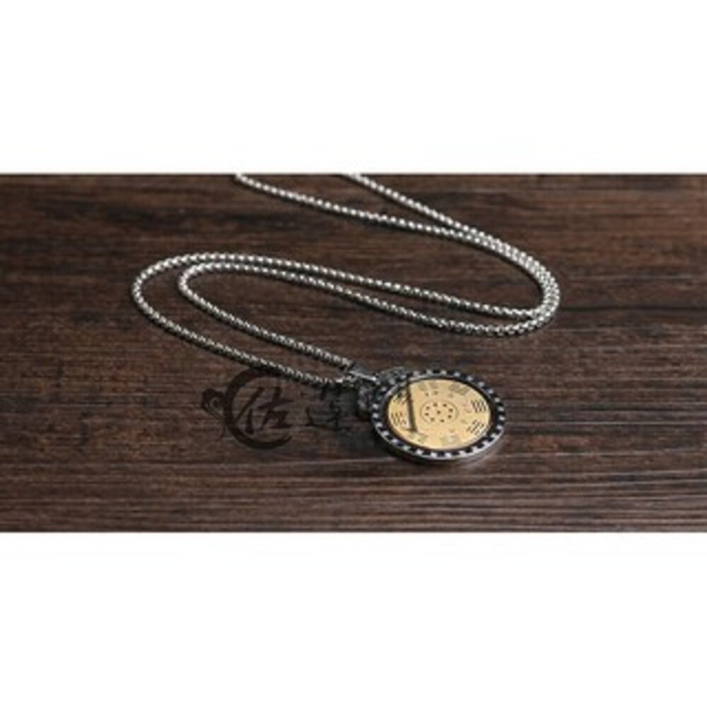 佐運門 開光 雨漸耳能量吊墜  祖炁八卦護身項鍊 能量 轉動 太極 八卦項鍊 護身符項鍊 頸鏈 鎖骨項鍊 吊墜 平安護身-細節圖3