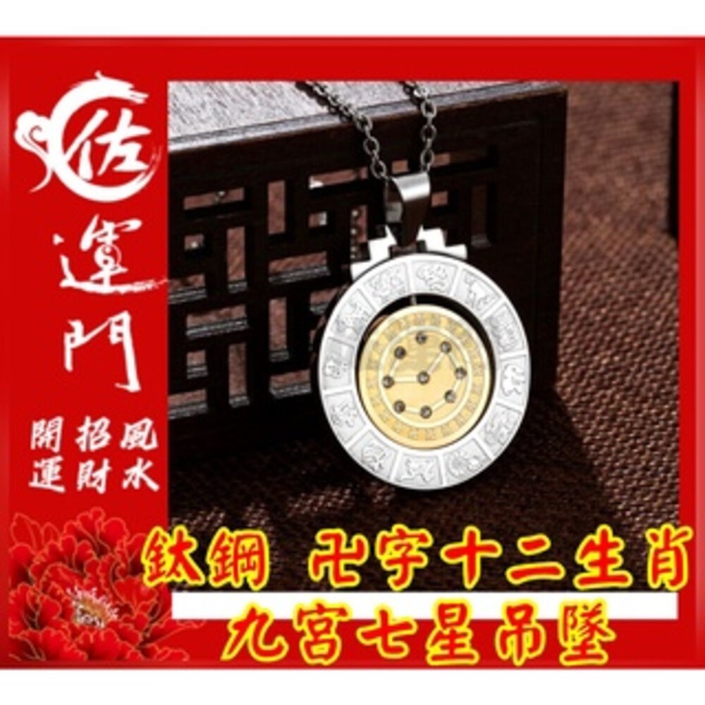 佐運門 開光 卍字轉運 十二生肖 能量 轉動 七星陣 護身符項鍊 頸鏈 鎖骨項鍊 吊墜 平安 護身  避邪 吊飾 護身符-細節圖5