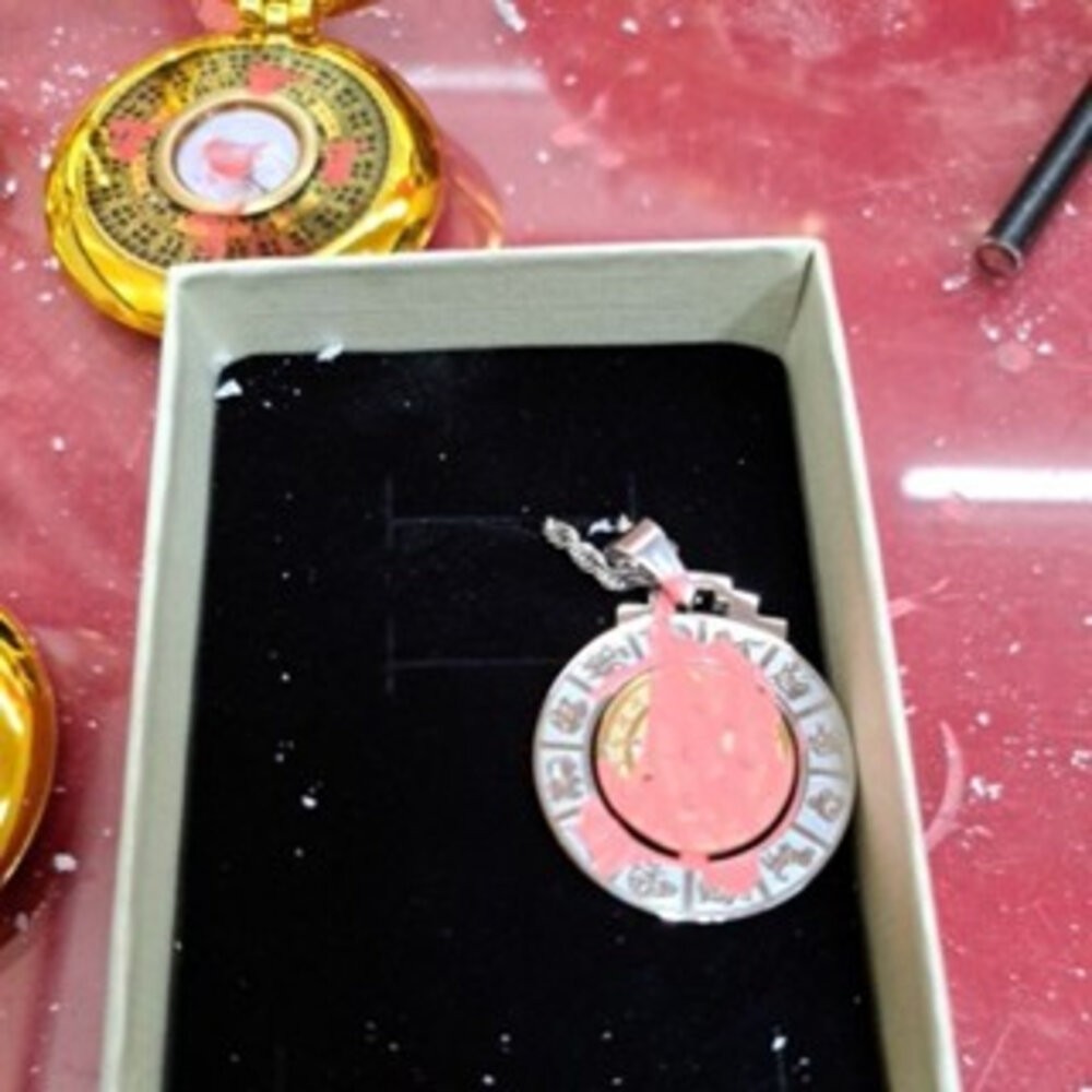 開光押硃砂-護身符令-吊墜+項鍊