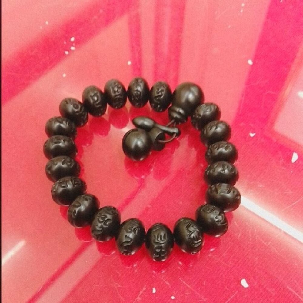 雷擊棗木手鍊-10mm 扁珠