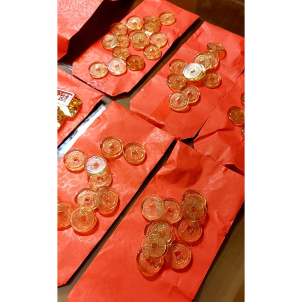 佐運門 開光 金幣 招財 琉璃金幣 硬幣 聚寶盆 錢 招財進寶 風水擺件 開運小物 桌上擺飾 財神爺 五路財神 大筆進財-細節圖5