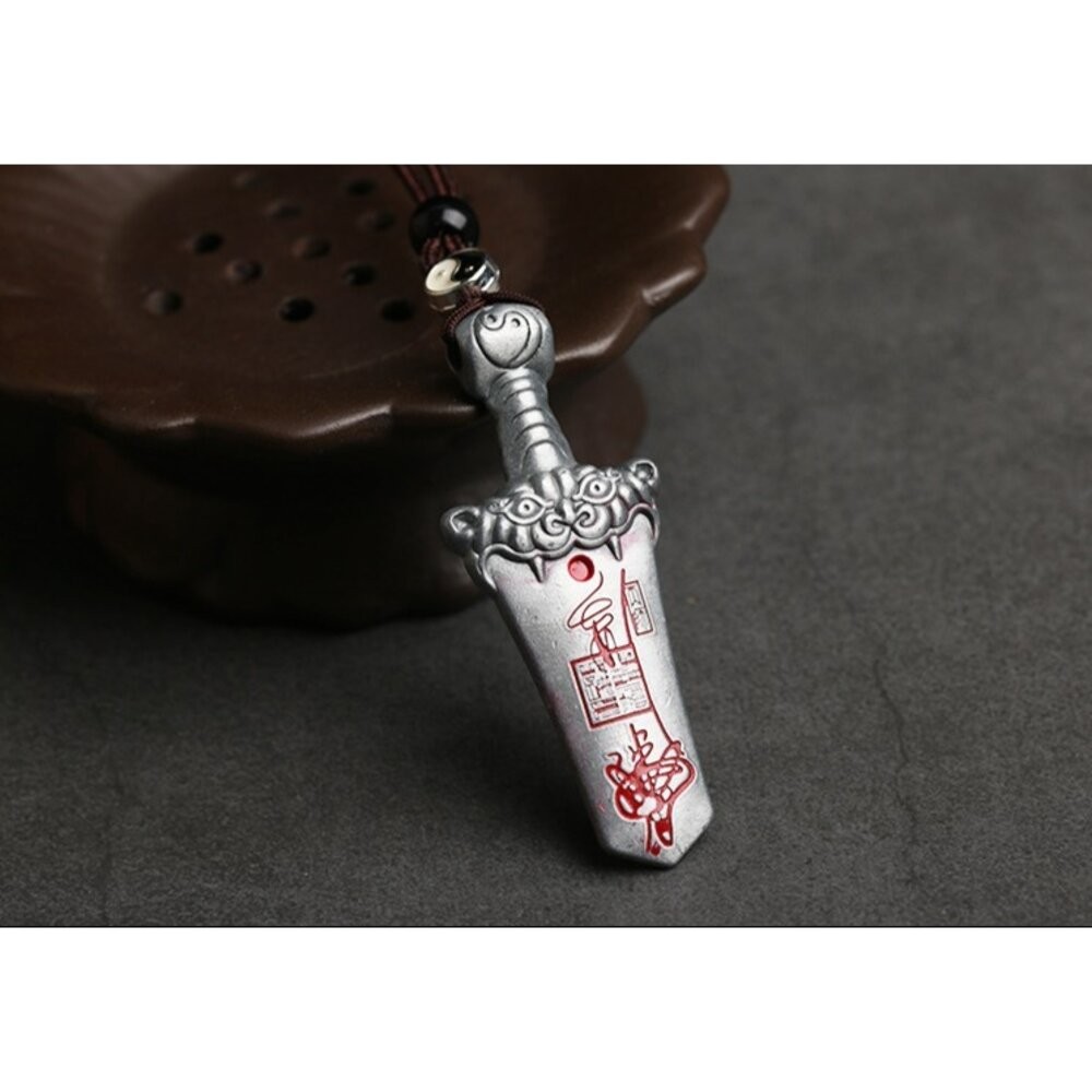 佐運門 平安符 十二神煞虎頭劍 出入平安  行車 平安 吊飾 虎鈴 開光八卦鑰匙圈 開光吊墬 開運小物 避邪 虎符 虎爺-規格圖11