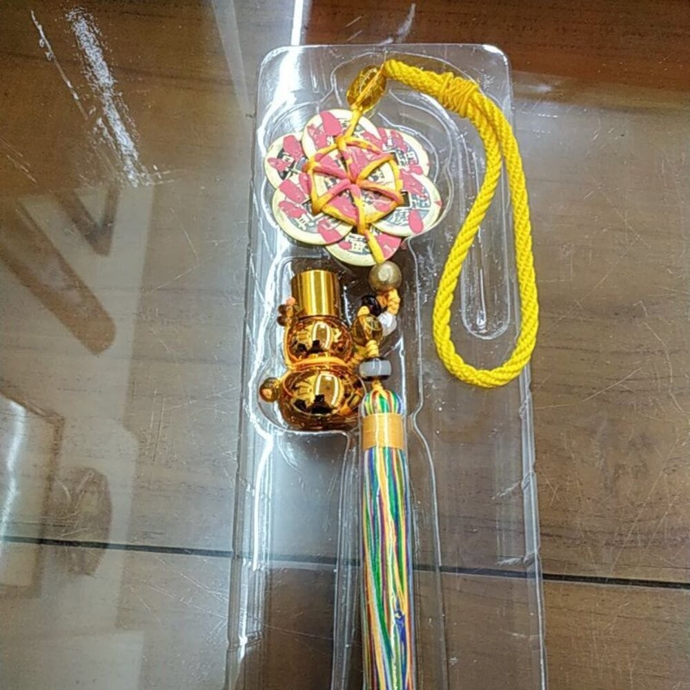 佐運門 開光 六帝銅錢掛飾 五路財神 銅錢 招財令 招財吊飾 招財擺件 掛飾 汽車掛飾 吊飾  開運吊飾 風水 風水擺件-規格圖8