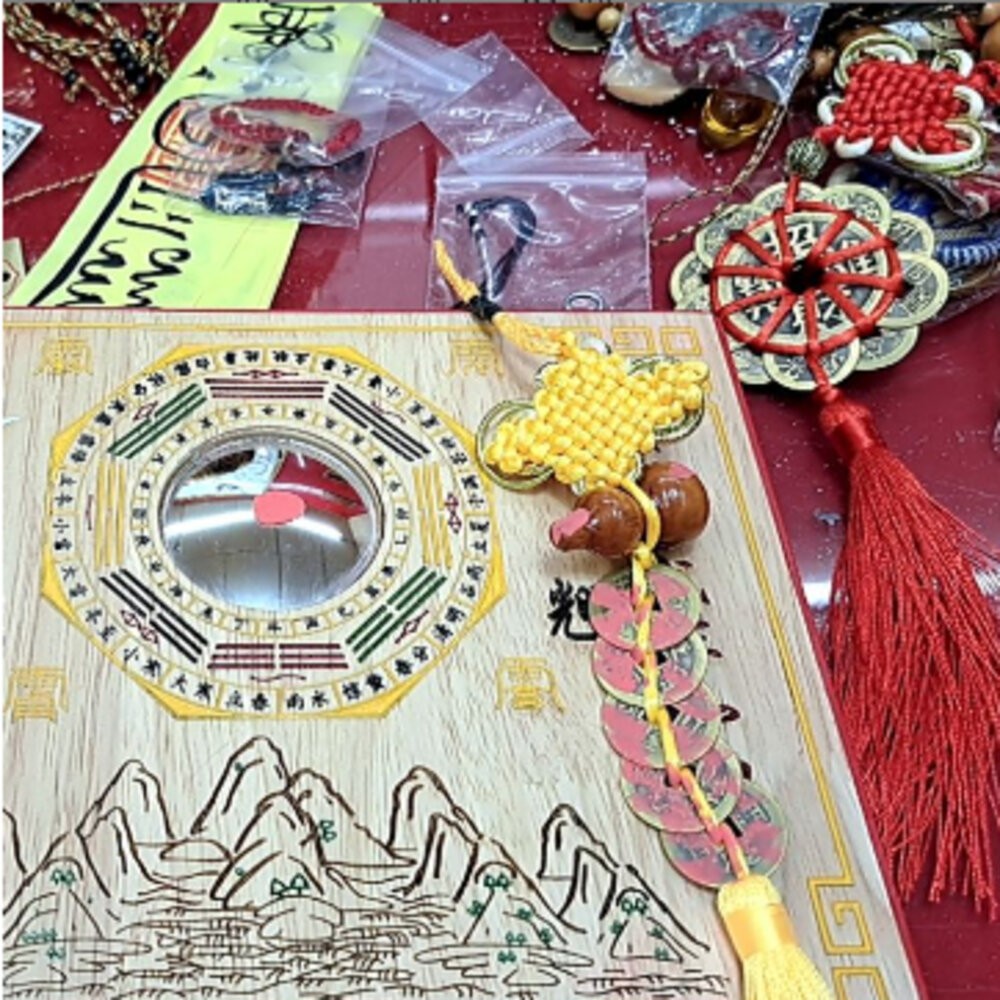 佐運門 中國結 五帝錢 葫蘆 葫蘆五帝錢 風水葫蘆五帝錢 開光五帝錢 古錢 避邪擋煞 招桃花 元寶 木葫蘆 五帝錢吊飾-細節圖7