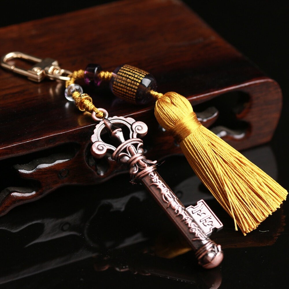 佐運門 開光 開庫鑰匙  時來運轉 鑰匙圈環 鑰匙環 鑰匙圈扣環 鑰匙圈鑰匙圈 轉運 財運 招財 鑰匙扣 招財鑰匙圈-細節圖4