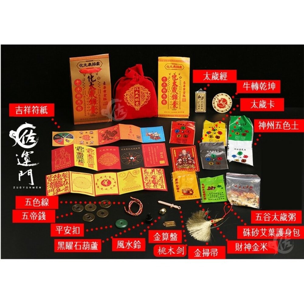 佐運門 開光 2025 化太歲錦囊 太歲 錦囊 平安 護身符 太歲錦囊 生肖 開光平安扣 護身符袋 行車平安符 五帝錢-細節圖5