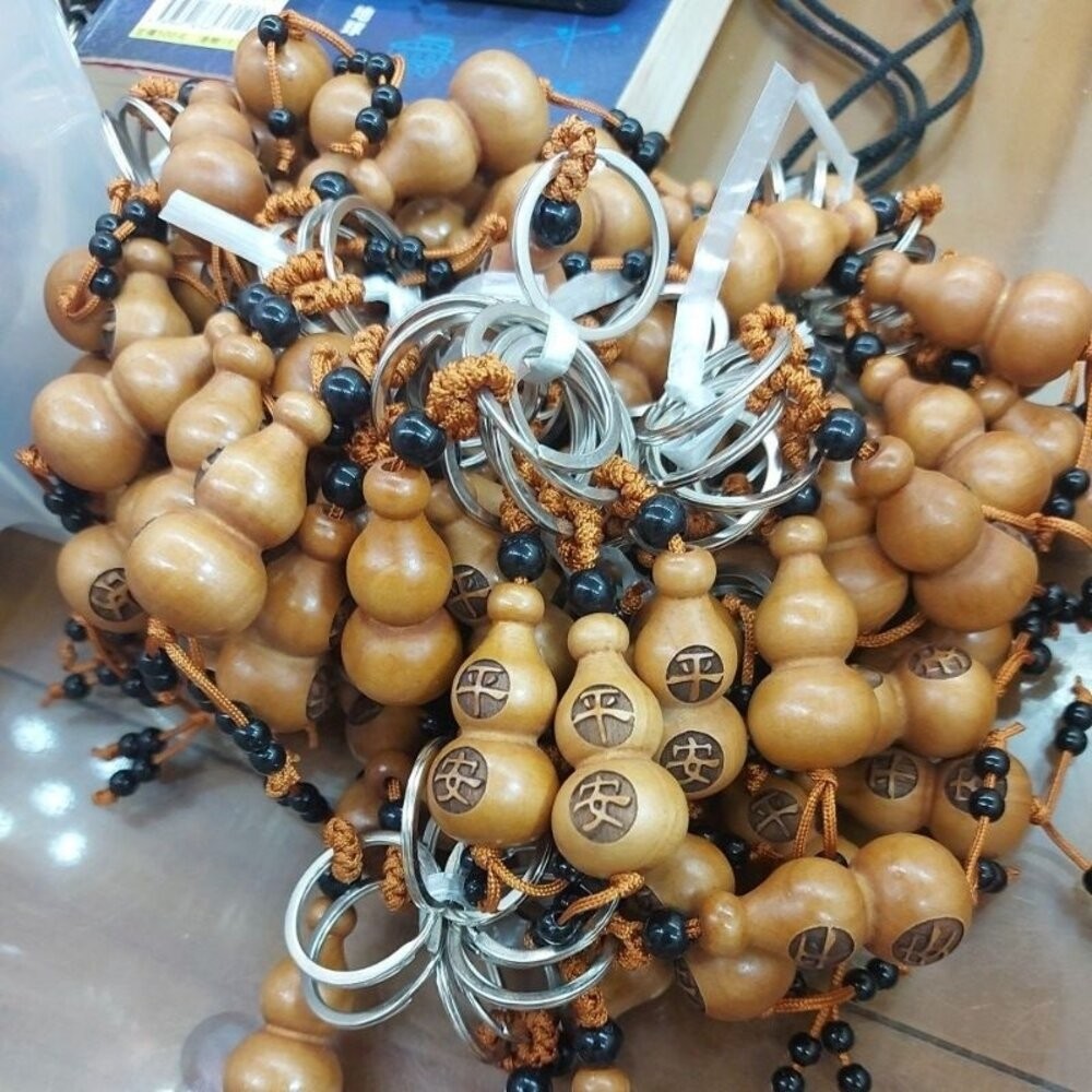 佐運門 葫蘆吊飾 小葫蘆 桃木飾品 木雕葫蘆 葫蘆鑰匙圈 桃木鑰匙圈 葫蘆  葫蘆項鍊開光 桃木葫蘆 桃木掛飾 木葫蘆-規格圖11