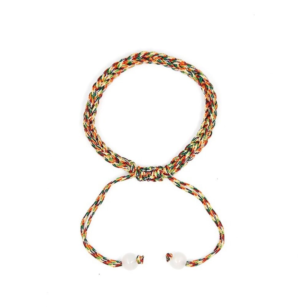 佐運門 五色手環 五色線 五色線手環 五色線手鍊 五色繩 手環 手環編織 平安手鍊 金剛結手鍊 辟邪手鍊 紅線 五色手鍊-細節圖8