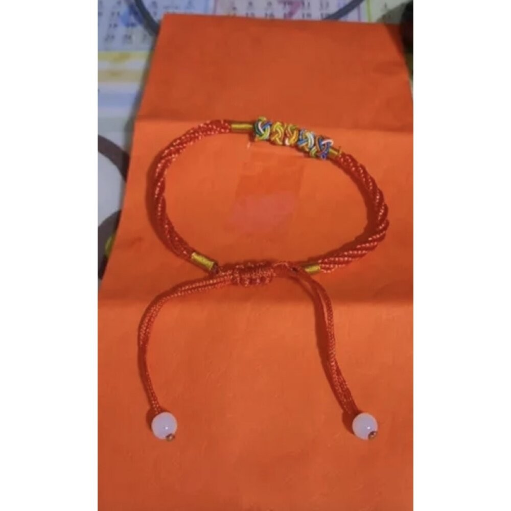 佐運門 五色手環 五色線 五色線手環 五色線手鍊 五色繩 手環 手環編織 平安手鍊 金剛結手鍊 辟邪手鍊 紅線 五色手鍊-細節圖11