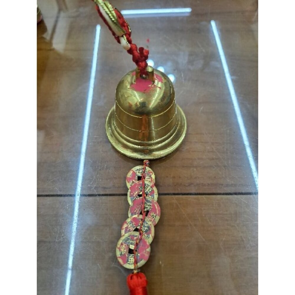 佐運門 風水 五帝錢 銅鈴 銅鈴五帝錢掛件 風水擺件 吊飾 門鈴鐺 鈴鐺吊飾 銅鐘 招財吊飾 銅鈴鐺 鎮宅 銅風鈴 擋煞-規格圖11