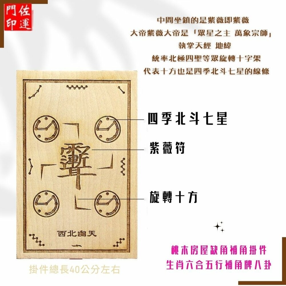 【佐運門風水商城】開光桃木陽宅補缺角 乾兑艮坤 避邪 桃木補角 八卦掛牌 房屋補缺角 木雕 擺件 乾卦 擺件 掛件-細節圖4