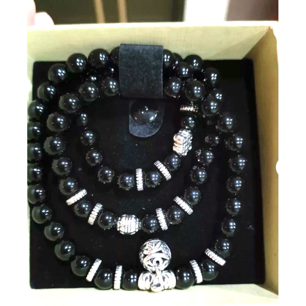 佐運門 黑曜石手鍊 黑曜石 白沙屯媽祖手鍊 黑曜石項鍊 水晶手鍊 手鍊 佛珠手鍊 佛珠 黑曜石手排 手串 守護神手鍊-細節圖5