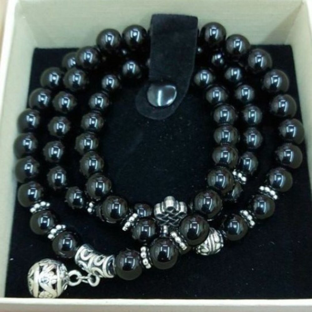 黑曜石轉運珠手鍊