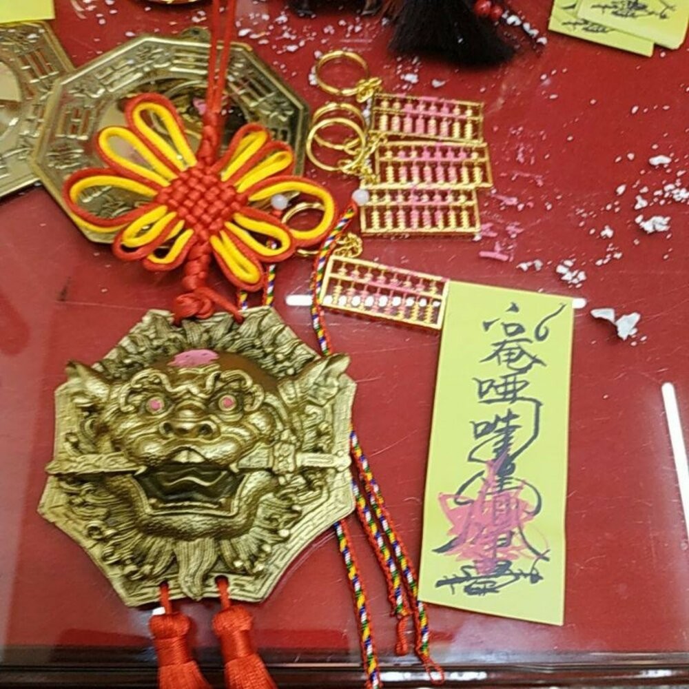 佐運門 劍獅 獅咬劍 咬錢獅 桃木八卦獅咬劍 獅頭 風獅爺 風師爺 銅獅咬劍 獅咬劍7寸 桃木獅咬劍 立體銅獅咬劍 劍-細節圖3