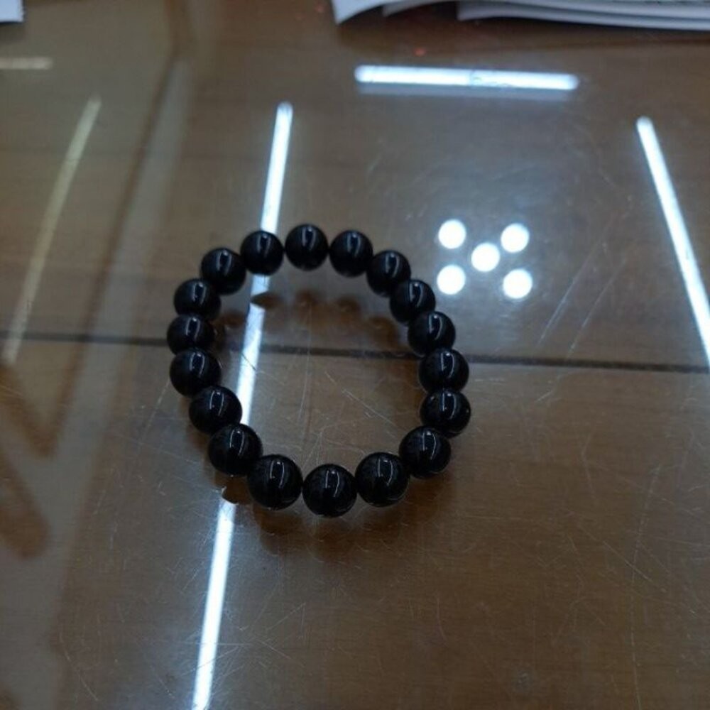 天然黑瑪瑙手鍊-8mm