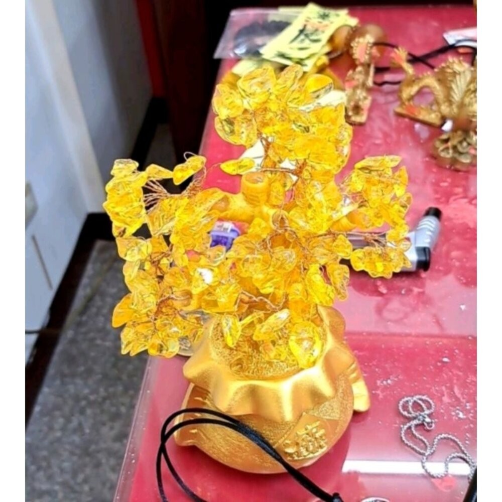 佐運門 水晶招財樹 水晶洞 水晶發財樹 水晶樹 招財樹 發財樹 招財水晶 水晶擺飾 聚寶盆 流水招財 財神爺 開運水晶樹-細節圖9