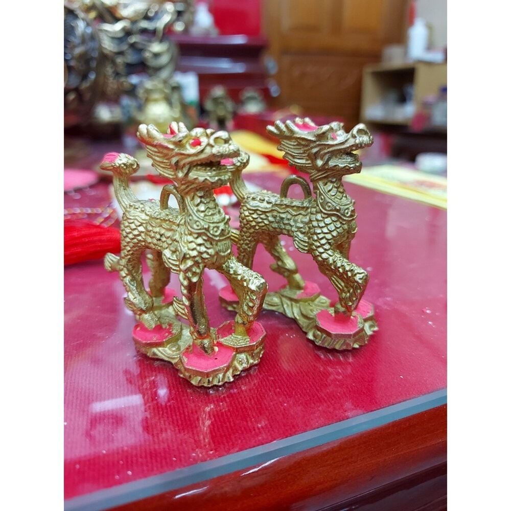 麒麟踏八卦一對(大)