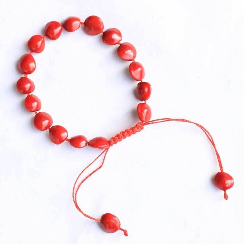 佐運門 專業開光 本命年 桃花 相思豆手繩 菩提子 紅心菩提手飾 開運手鍊 開運手環 手繩 手環 編織手繩 紅豆手串-細節圖8