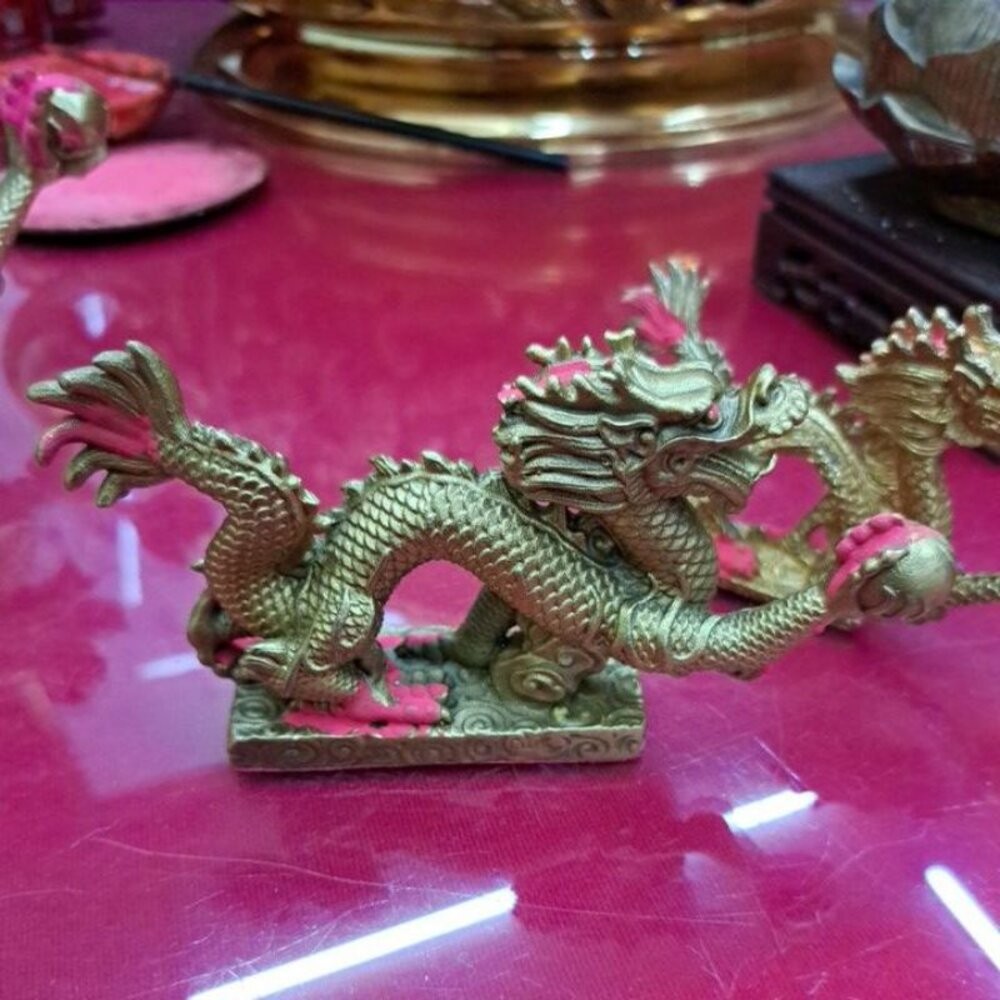 佐運門 開光 銅龍 龍擺件 龍飾品 金龍擺件 龍擺設 龍馬 龍裝飾 龍年擺件 銅龍座 黃銅擺件 龍的飾品 開運擺件 龍-規格圖9