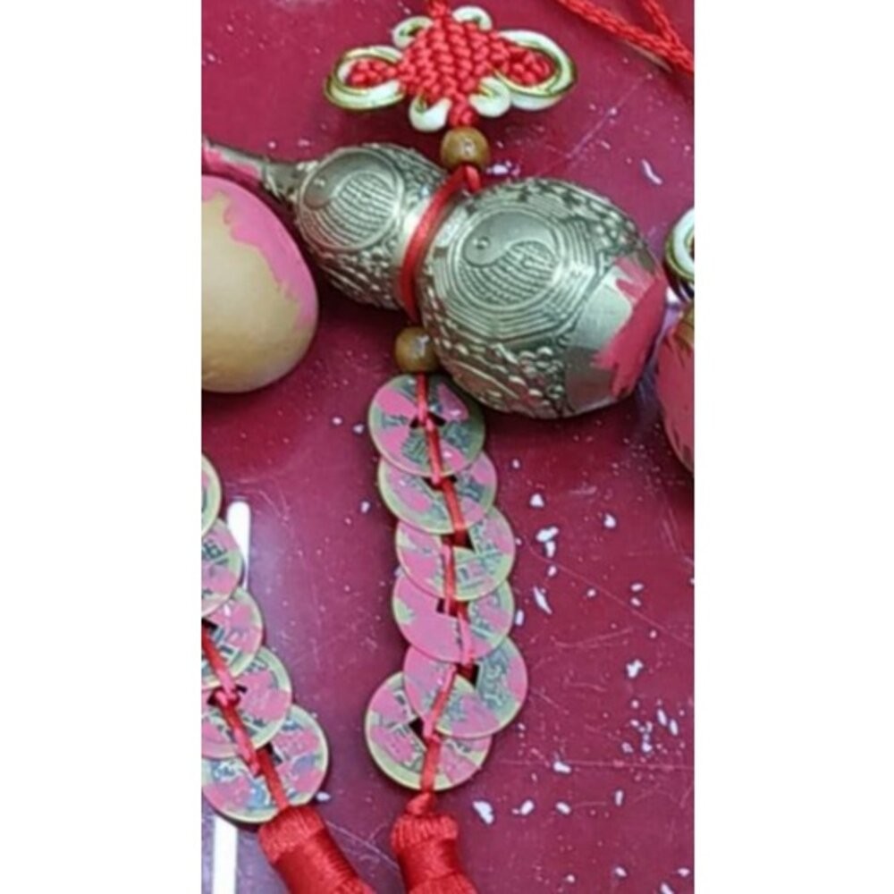 佐運門 葫蘆五帝錢 銅葫蘆 金葫蘆 開光葫蘆 銅葫蘆風水擺件 招財擺飾 銅葫蘆開光 風水葫蘆 銅葫蘆五帝 葫蘆擺件 銅壺-規格圖8