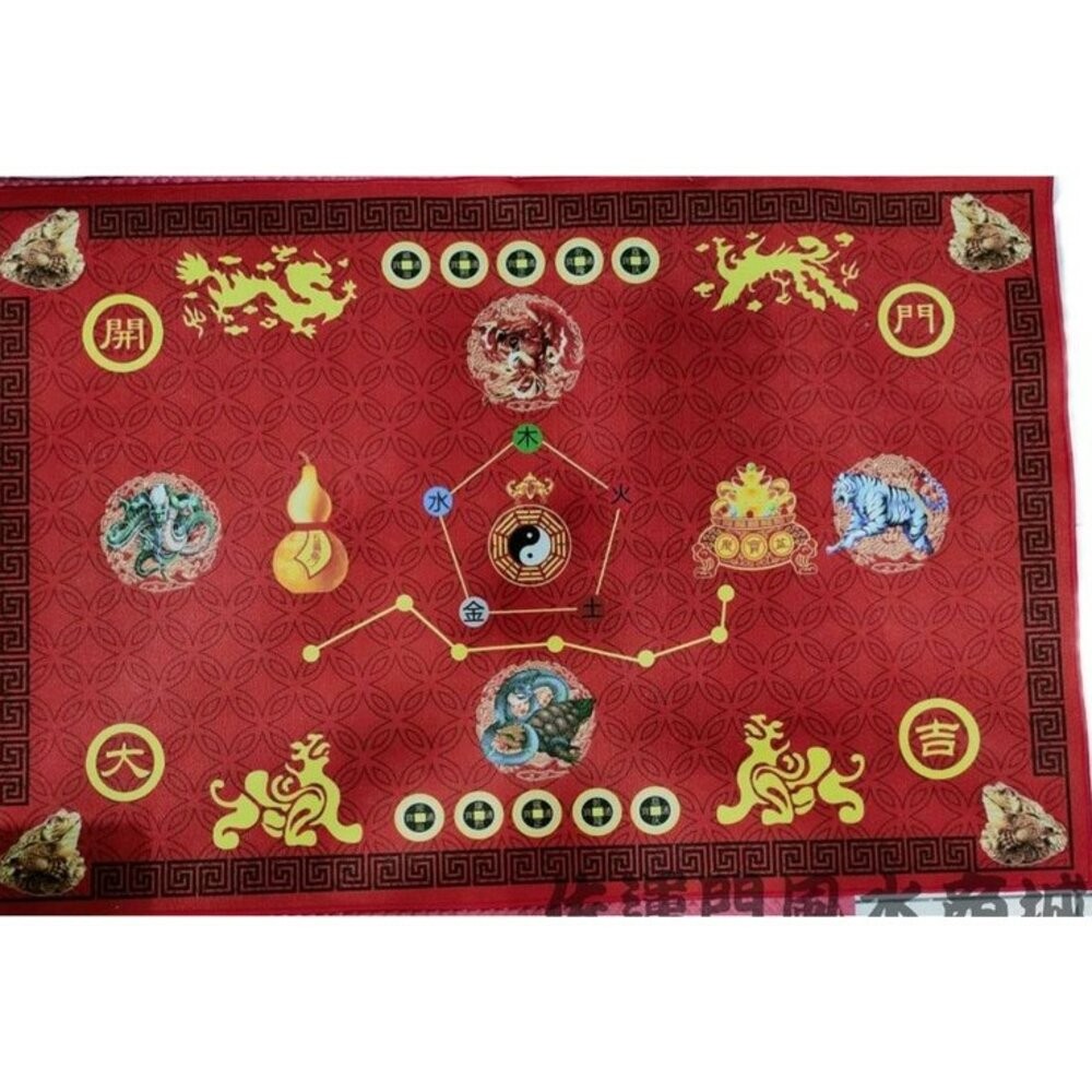 四獸(彩)50*80cm-無銅錢