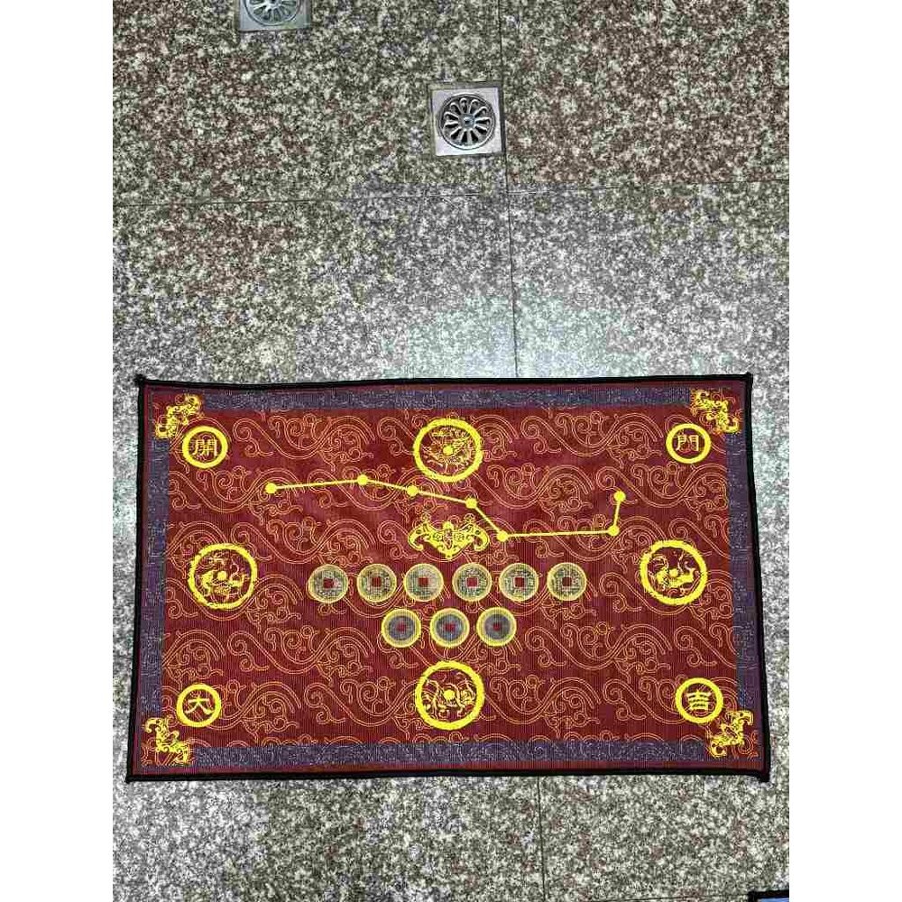 地墊(酒紅色)50*80cm-無銅錢