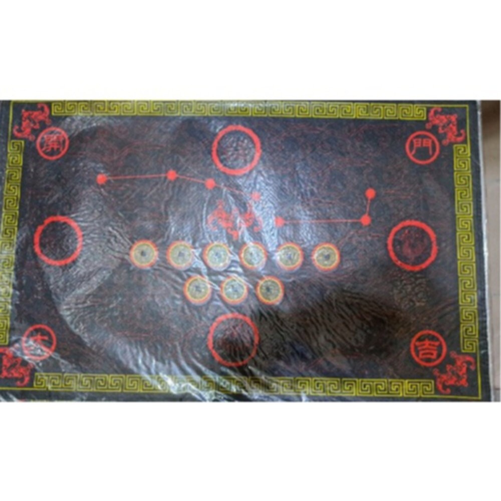 地墊(黑)50*80cm-無貼銅錢