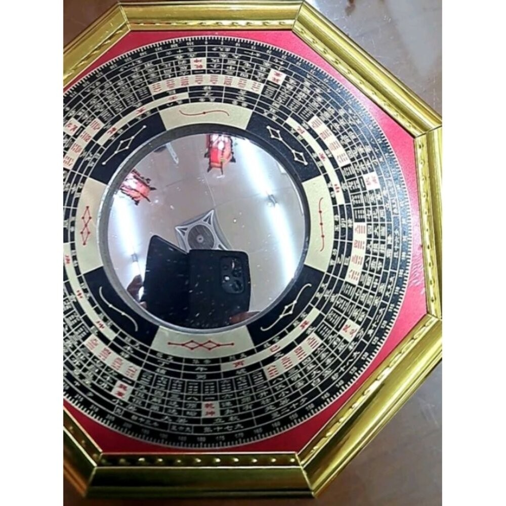 佐運門 開光 擋煞 八卦 開光鏡 八卦鏡 凸面鏡 山海鎮 已開光 八掛鏡 凹凸太極鏡 擋煞葫蘆 風水 鏡 風水鏡 風水-細節圖4