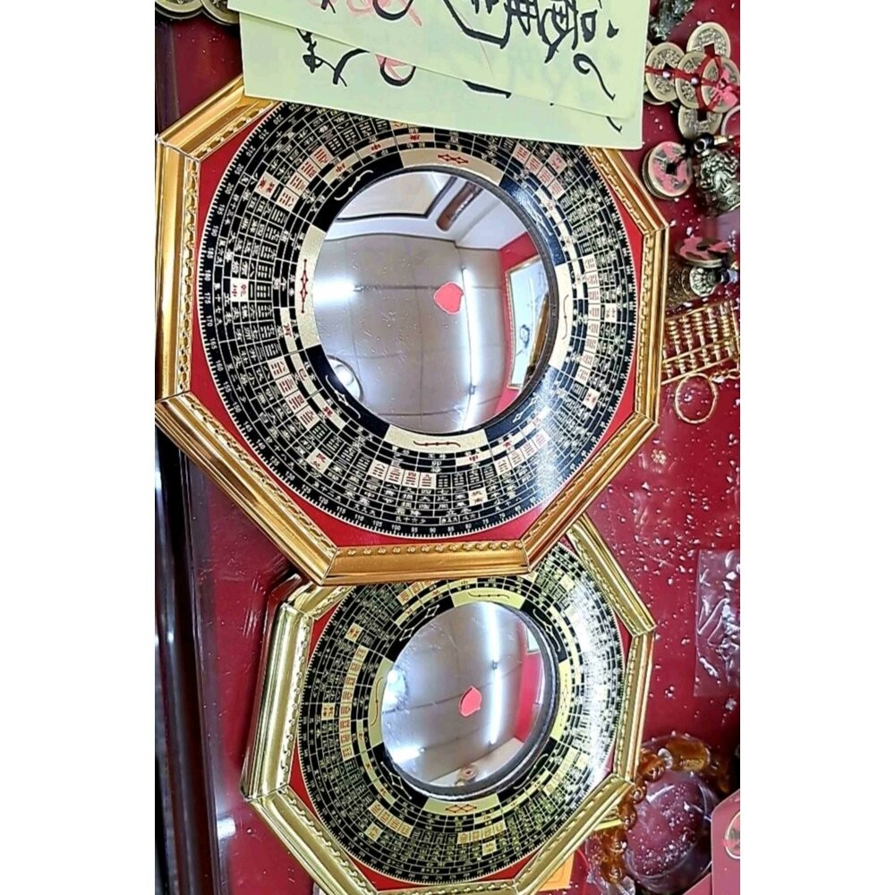 佐運門 開光 擋煞 八卦 開光鏡 八卦鏡 凸面鏡 山海鎮 已開光 八掛鏡 凹凸太極鏡 擋煞葫蘆 風水 鏡 風水鏡 風水-細節圖9