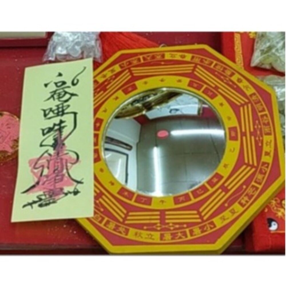 佐運門 凸鏡 風水開光 風水擺設品 凸鏡風水 風水山海鏡 凸面鏡 山海鎮八卦鏡 凸鏡 八卦鏡 陽宅風水 不鏽鋼八卦鏡-規格圖11
