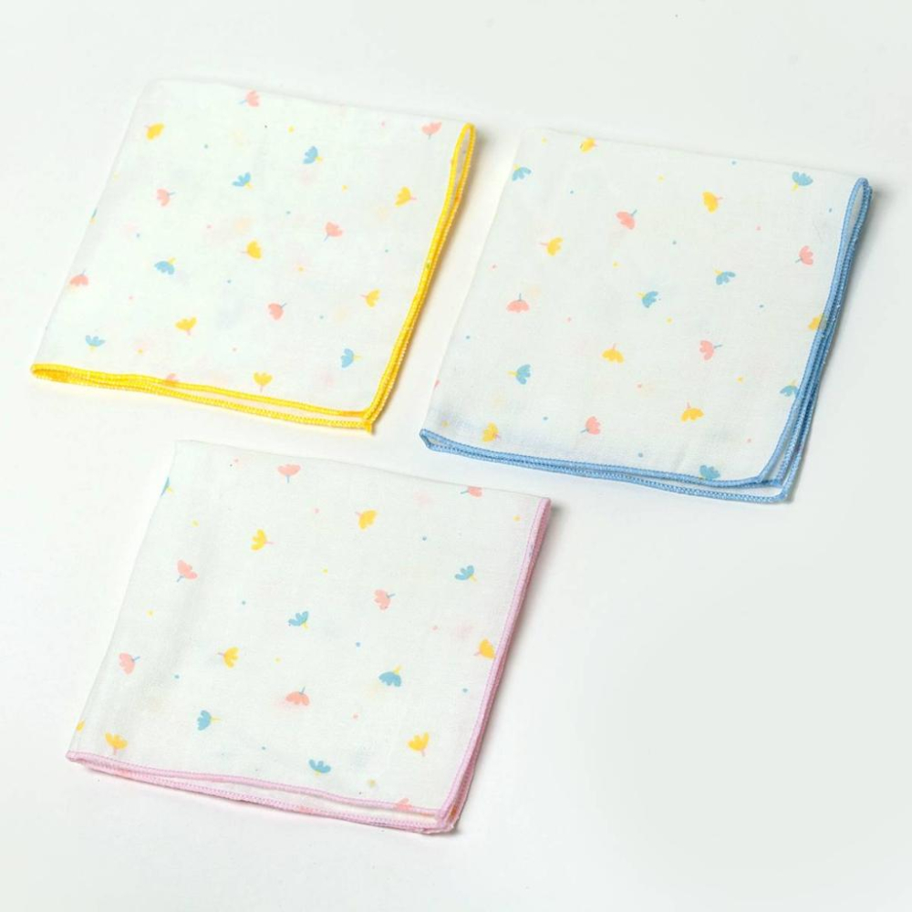 NEW STAR 春神灑花系列-新生兒紗布手帕(口水巾) 紗布澡巾 新生兒純棉紗布方巾 2700K 2710K-細節圖4