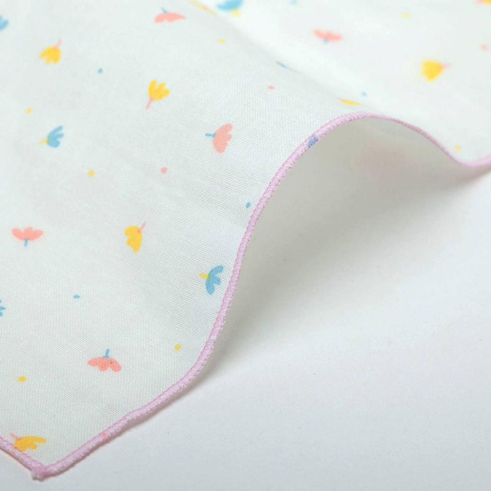 NEW STAR 春神灑花系列-新生兒紗布手帕(口水巾) 紗布澡巾 新生兒純棉紗布方巾 2700K 2710K-細節圖5