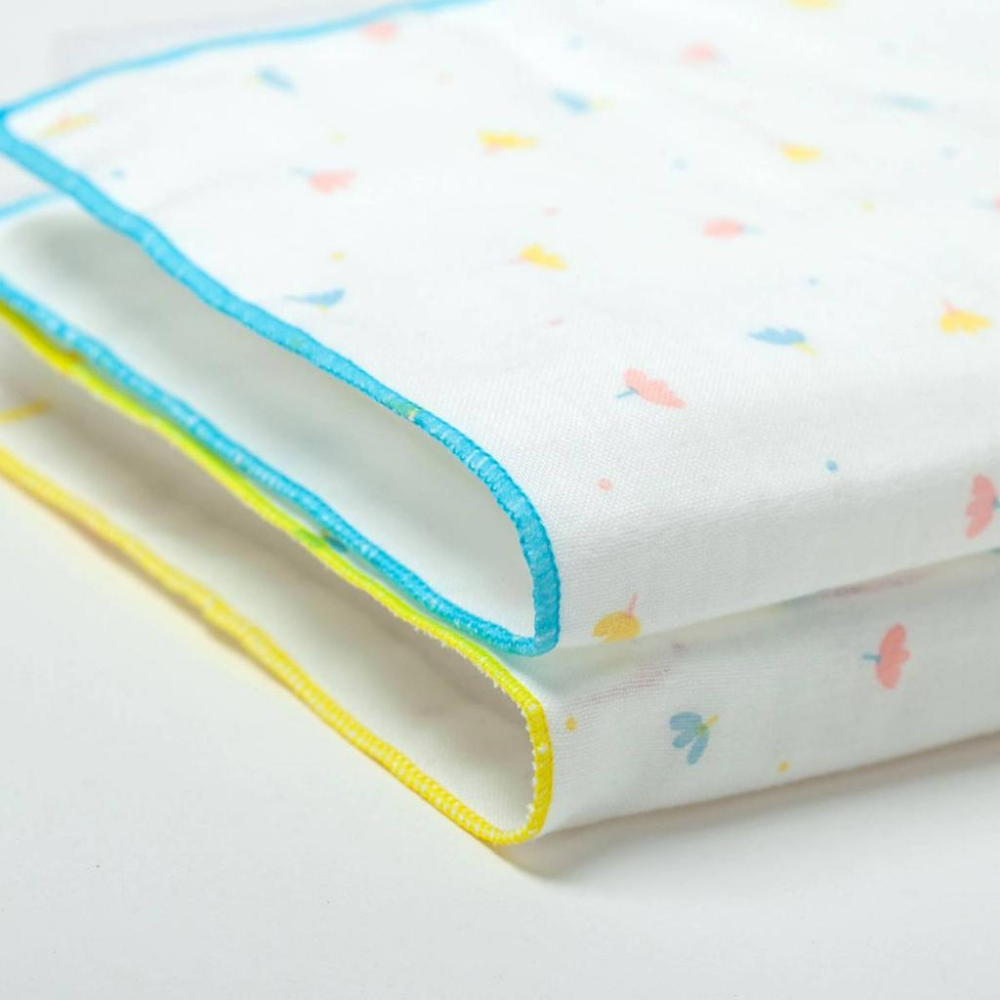 NEW STAR 春神灑花系列-新生兒紗布手帕(口水巾) 紗布澡巾 新生兒純棉紗布方巾 2700K 2710K-細節圖8